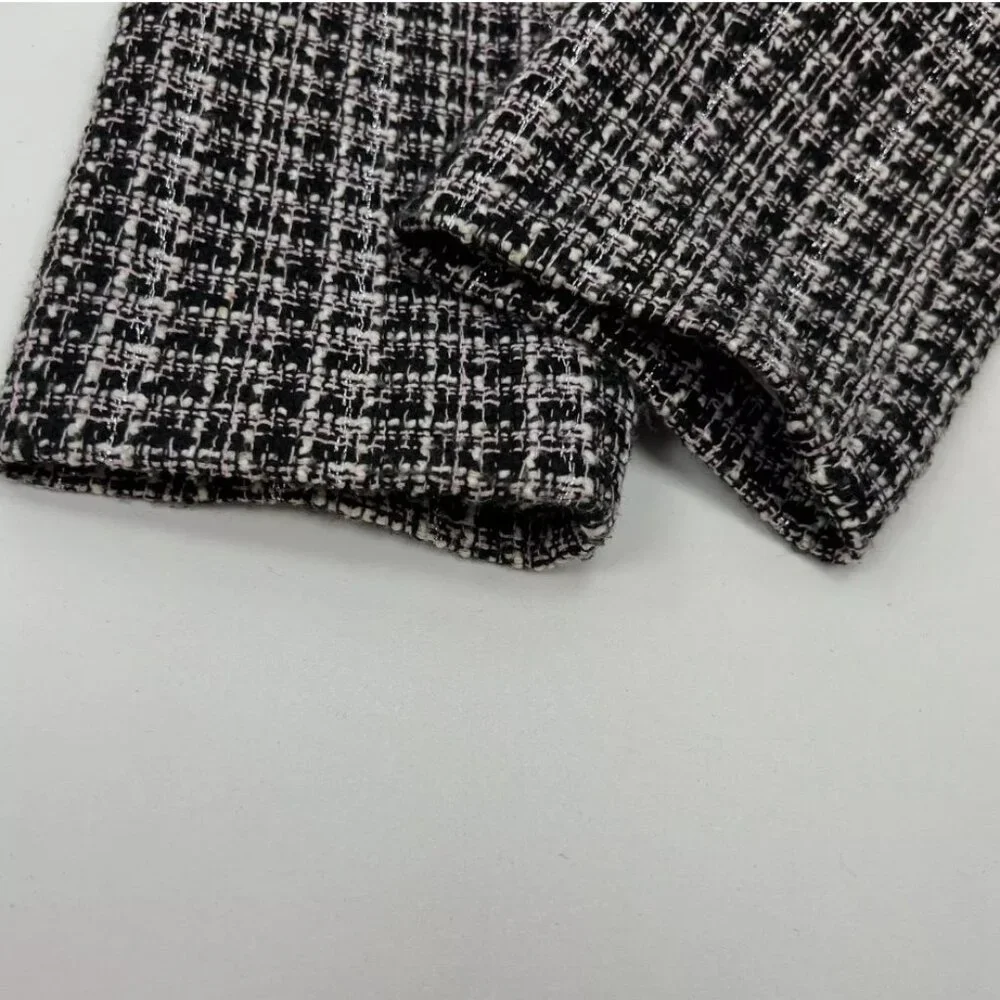 Kate Spade Kids Tweed Jacket Ruffle Trim Double Breasted‎ Dressy Preppy Classic